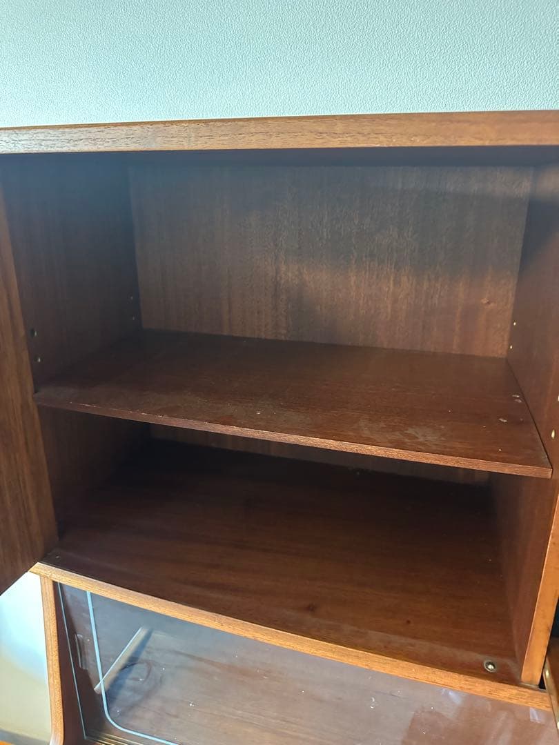 N*O様 北欧家具　デンマーク製　キャビネット　蛇腹　カップボード　食器棚　本棚