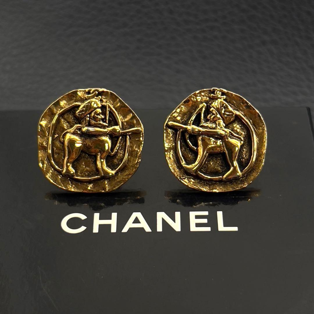 箱付 CHANEL シャネル カフス 星座 カフス ヴィンテージ 80s - メルカリ