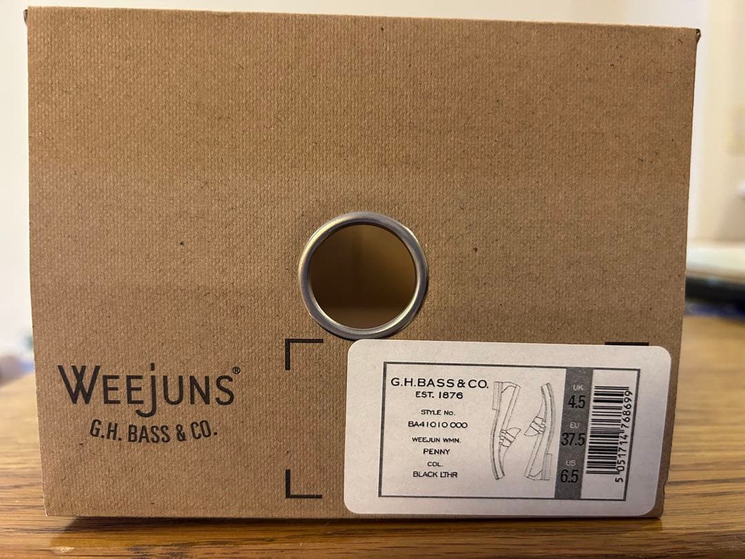 G.H.BASS WEejun WMN PENNY LOAFER ブラック