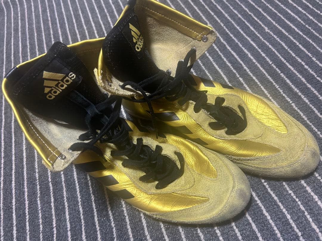 addidas製ボクシングシューズ ミドルカットBOXHOG 27.5cm