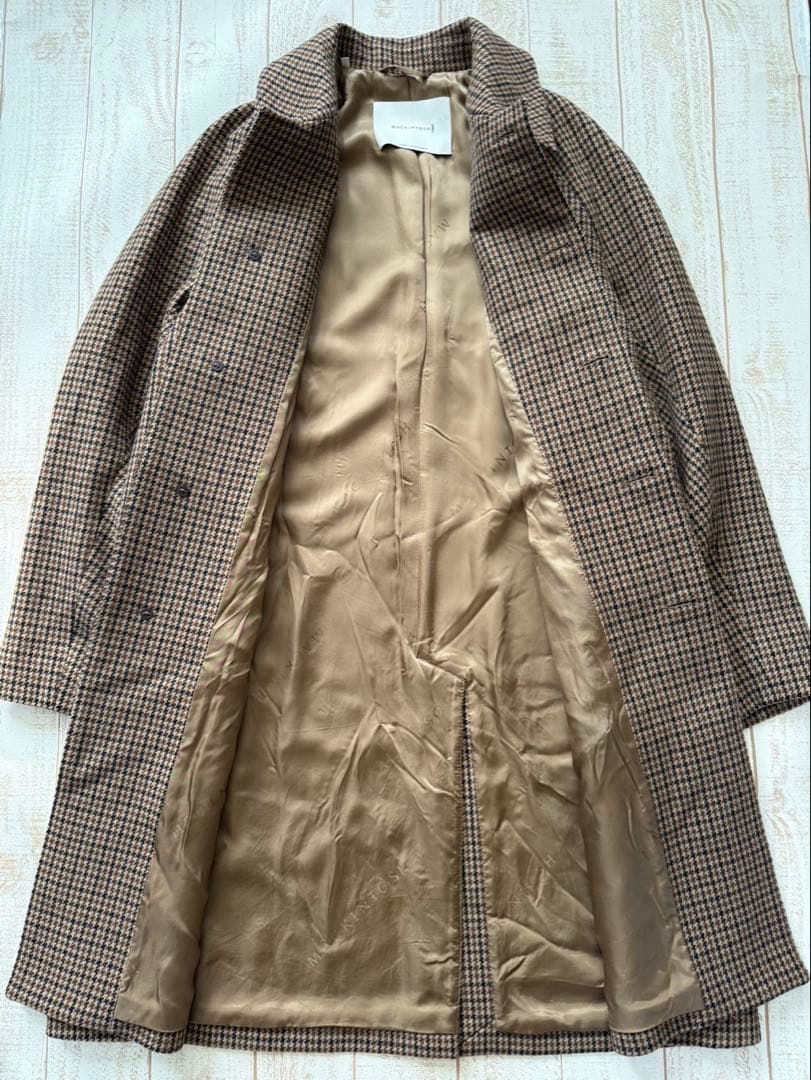 英国製【マッキントッシュ】BALFEILD ガンクラブチェック　バルカラーコート