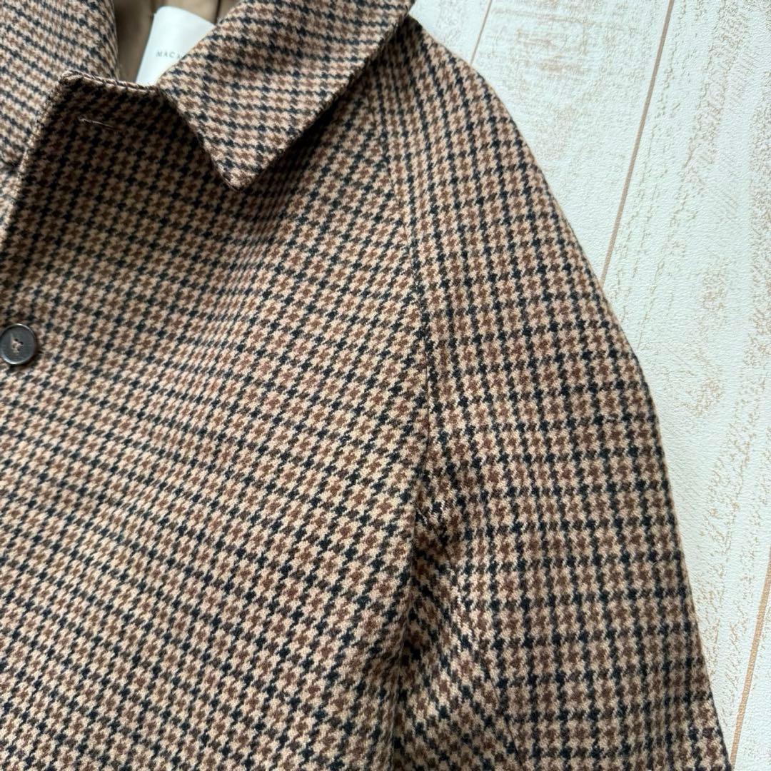 英国製【マッキントッシュ】BALFEILD ガンクラブチェック　バルカラーコート