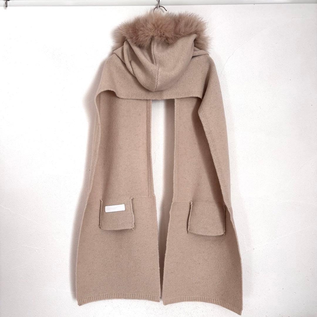 NOLLEY’S SOPHI フォックスファーストール バラクラバ マフラー