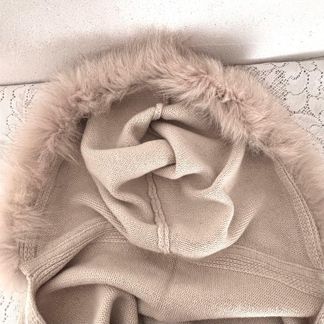 NOLLEY’S SOPHI フォックスファーストール バラクラバ マフラー