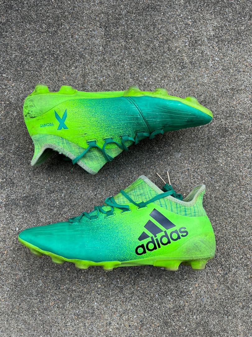 アディダス サッカースパイク エックス16.1 HG/AG - メルカリ