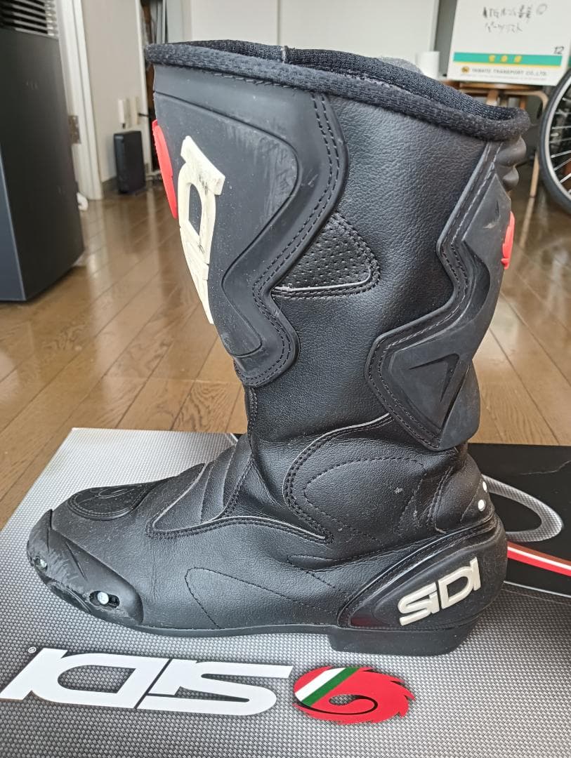 SIDI　バイク用　レーシングブーツ　ブラック