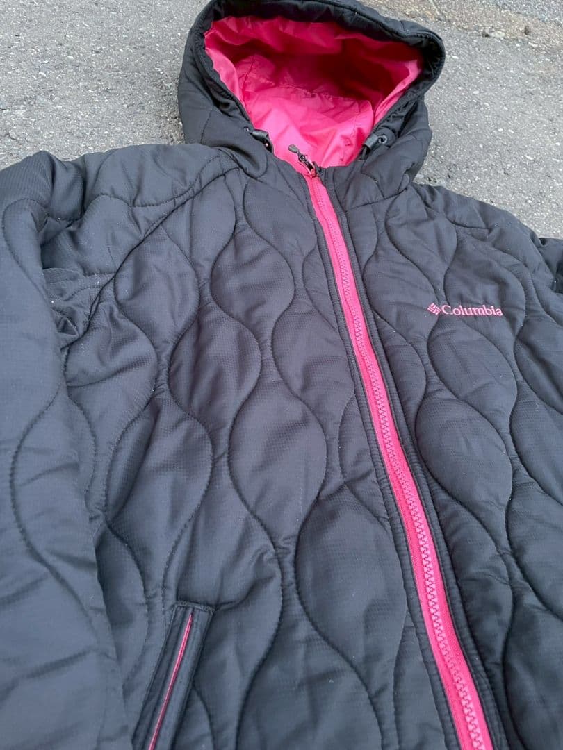 今季大注目】90s コロンビア キルティング ダウンパーカ アッシュ