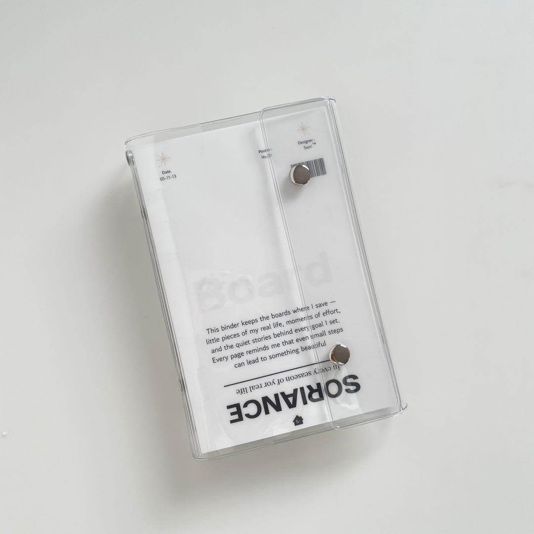 早い者勝 韓国 貯金 PVC バインダー リフィル カバー A6 シール帳 10