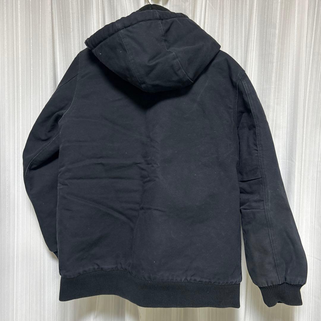 carhartt アクティブジャケット ダックフルジップパーカー XL ブラック