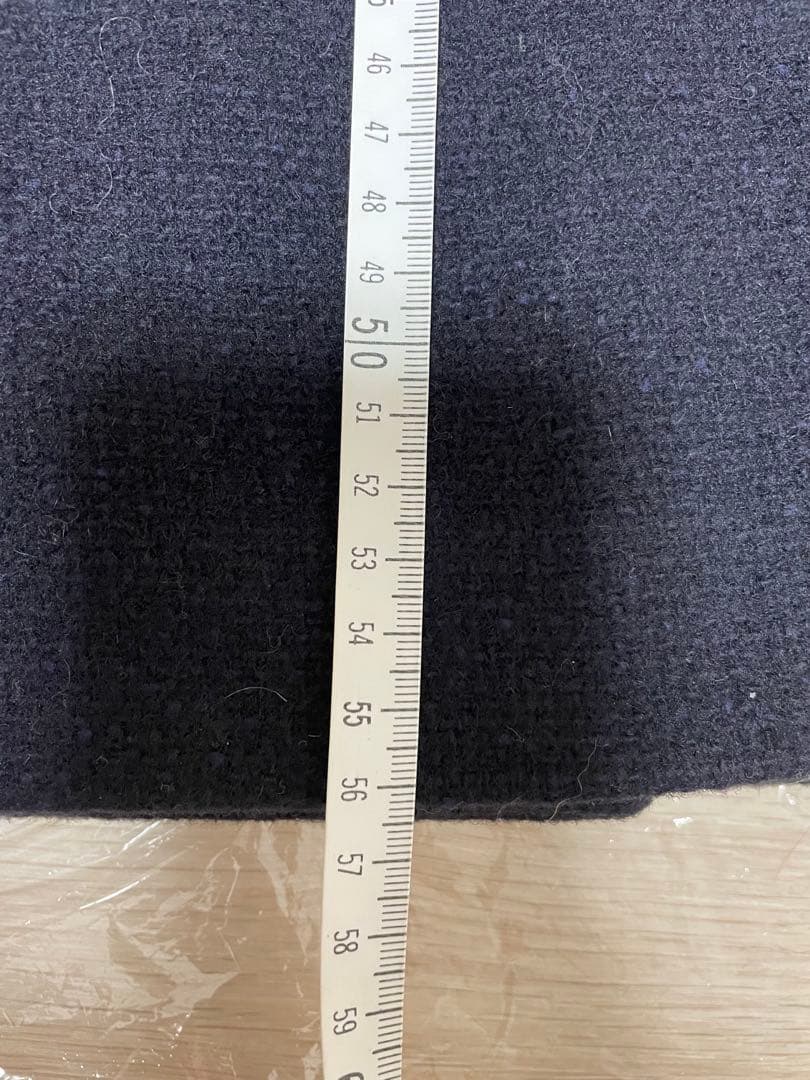 ボンポワン　2018aw ネイビーウールコート6A