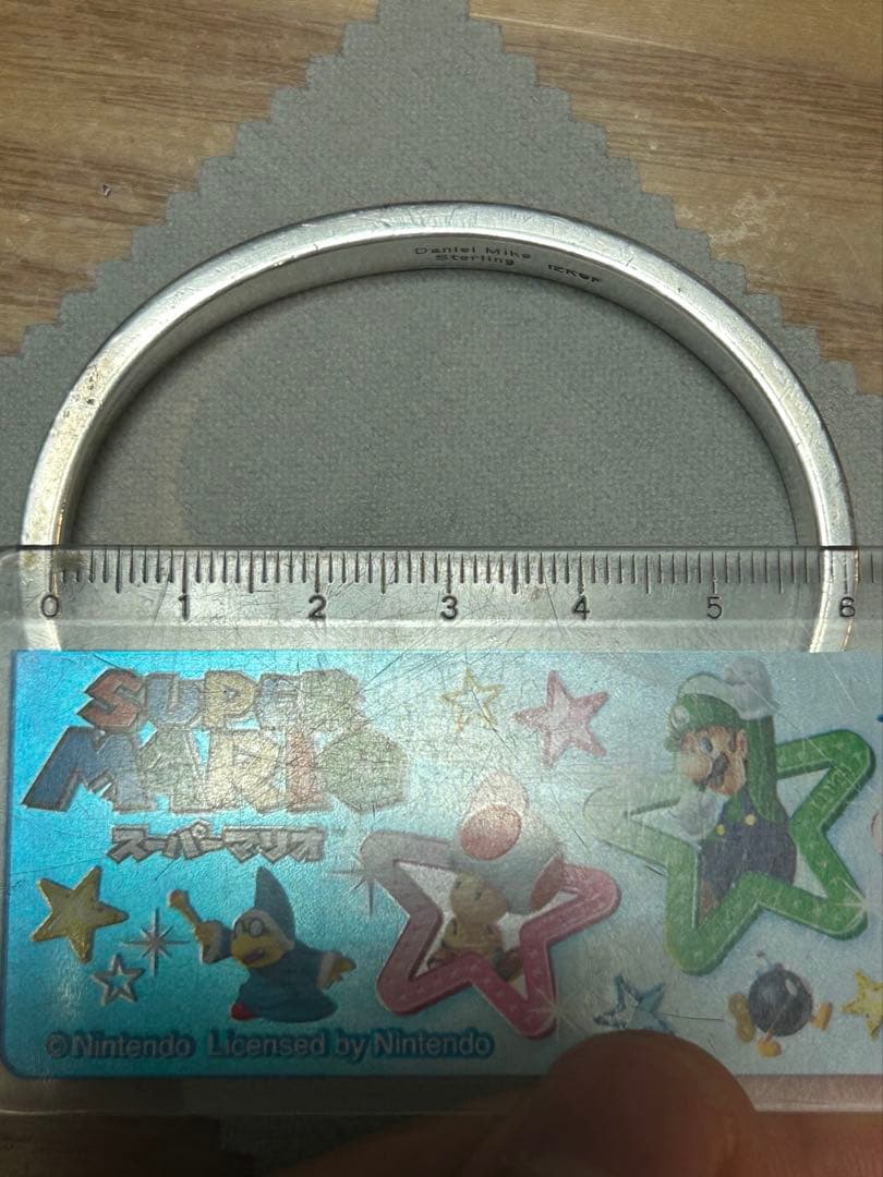 ナバホ シルバー バングル 925 スターリング12K Daniel Make - メルカリ