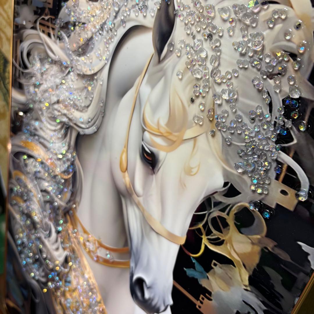 キラキラ干支馬の額絵 - メルカリ