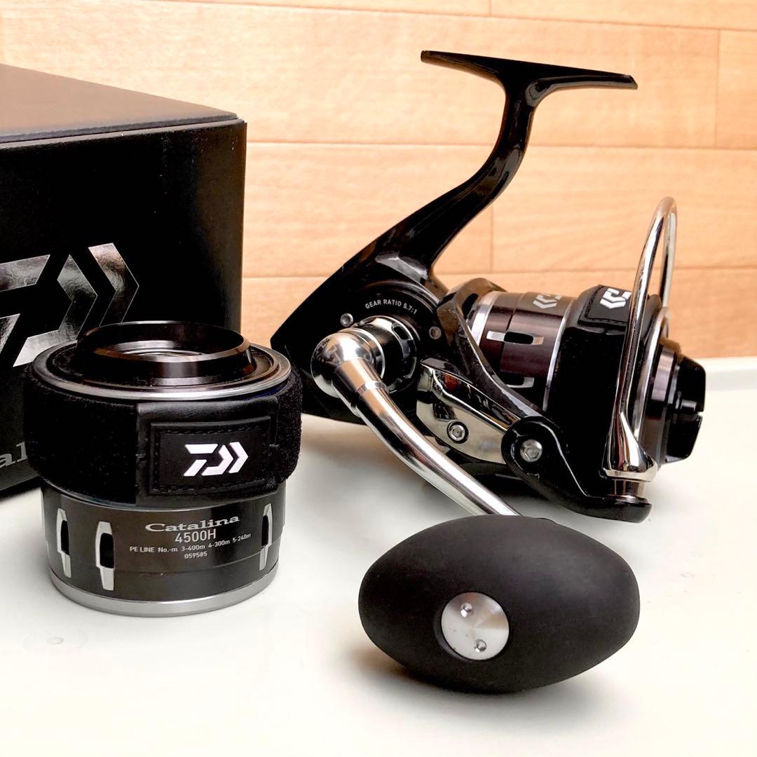 ダイワ CATALINA 4500H ライン スプール付 キャタリナ SWリール