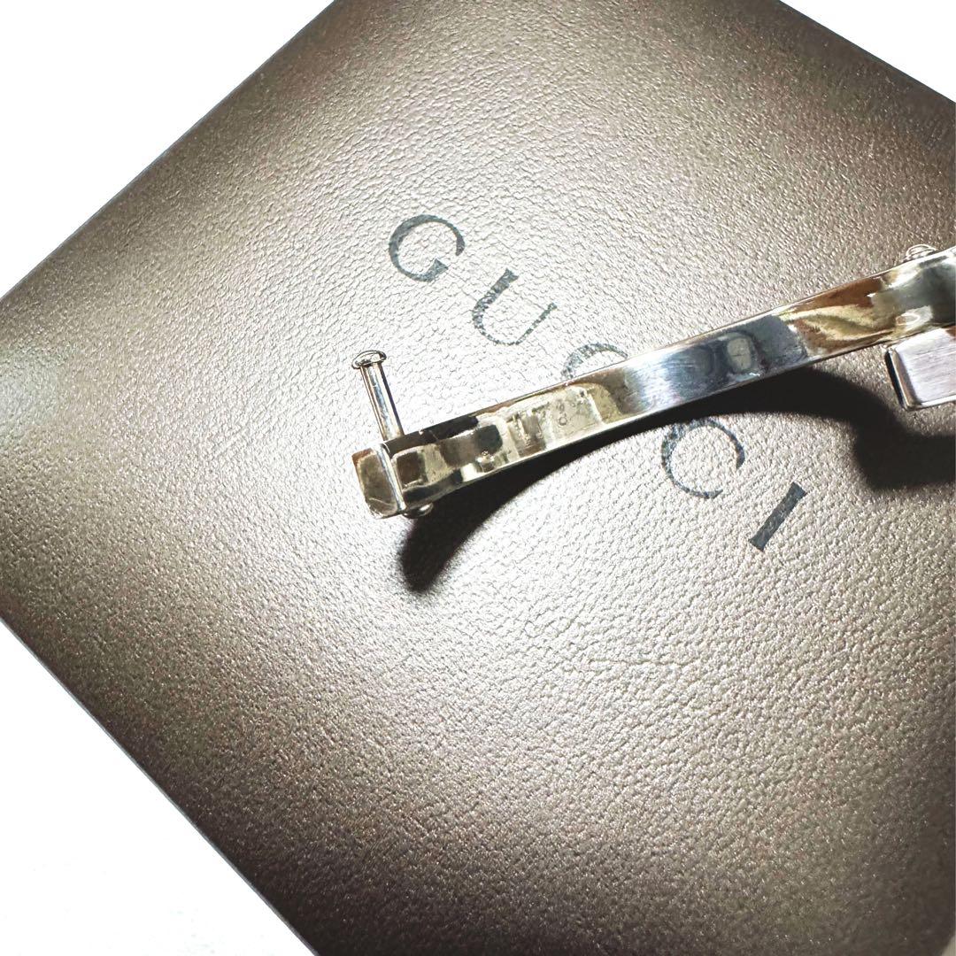 【購入者さま希望価格】美品 GUCCI プレート ブレスレット バングル 925