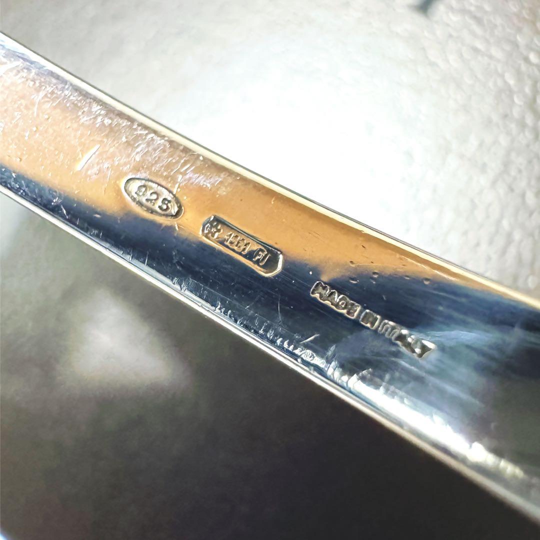 【購入者さま希望価格】美品 GUCCI プレート ブレスレット バングル 925