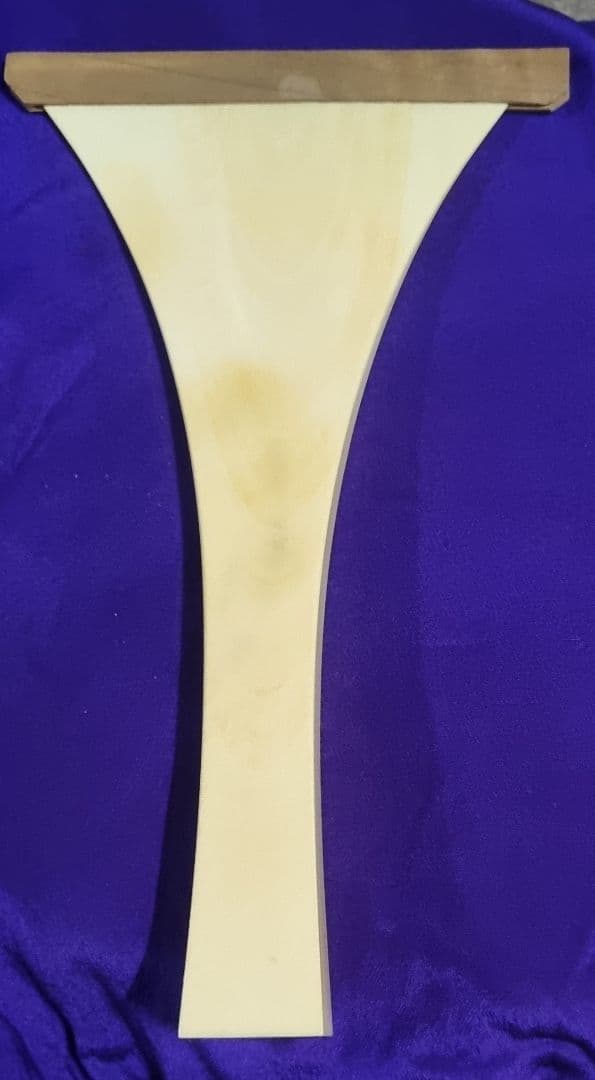 三味線本体 木製 紫色カバー付き 天然素材ばち、糸巻き