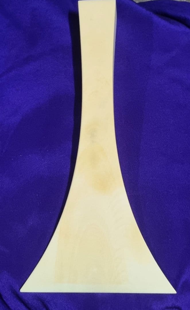 三味線本体 木製 紫色カバー付き 天然素材ばち、糸巻き