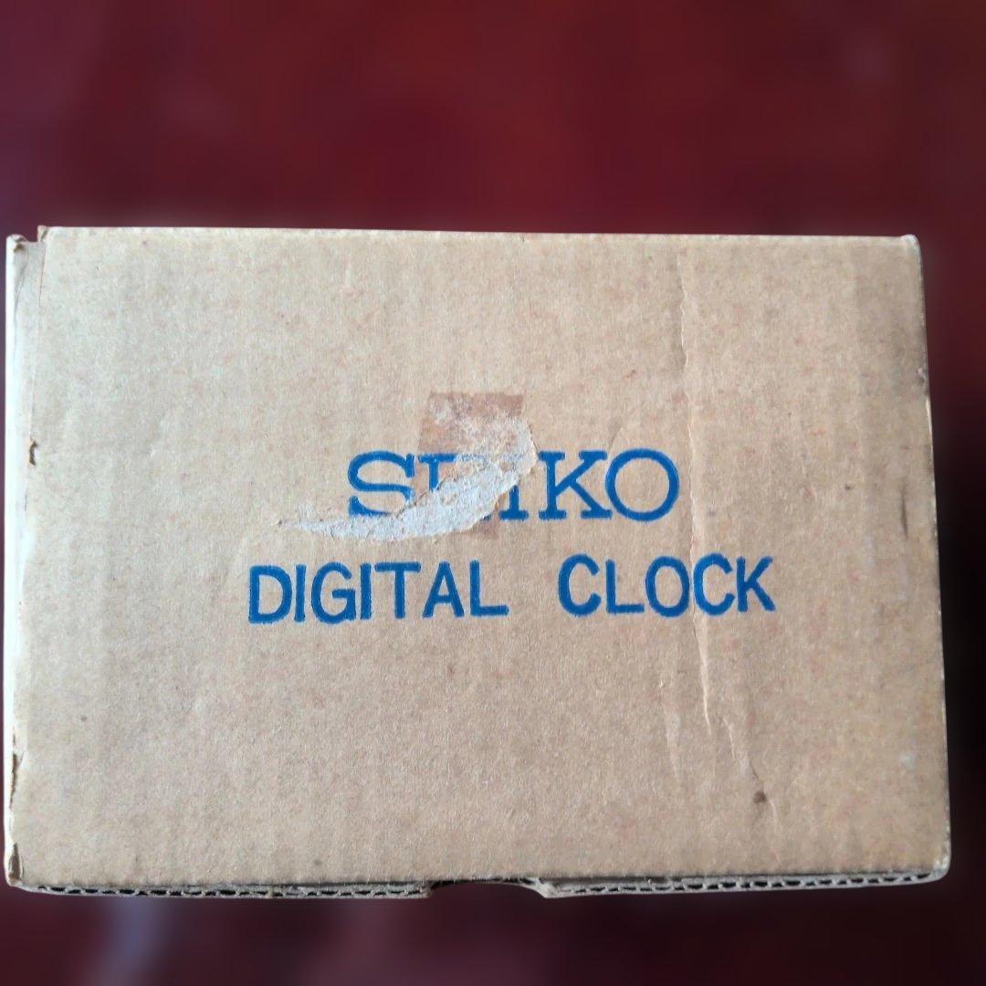 新品未使用 SEIKO 赤 置時計 昭和レトロ パタパタ時計