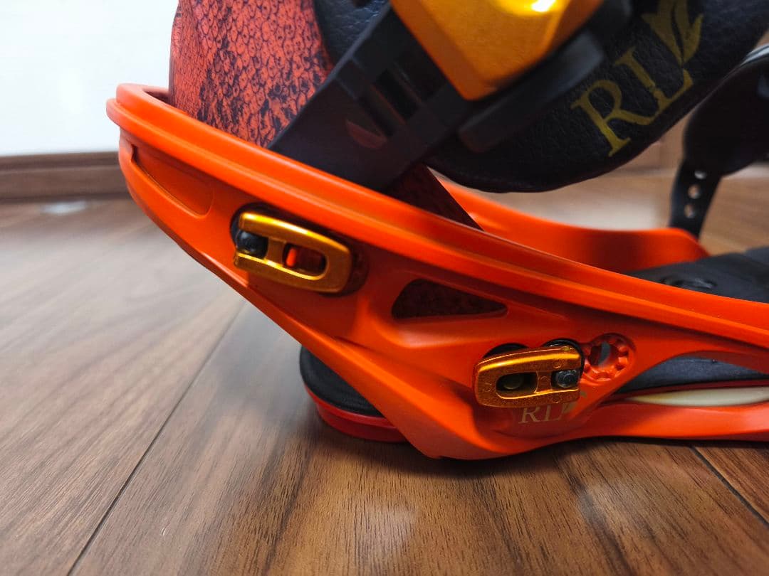 FLUX RL アシンメトリーカラー ビンディング オレンジ ライムグリーン