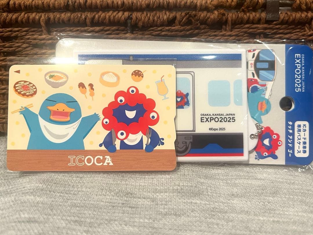セット】 ミャクミャク ICOCA パスケース EXPO2025 万博
