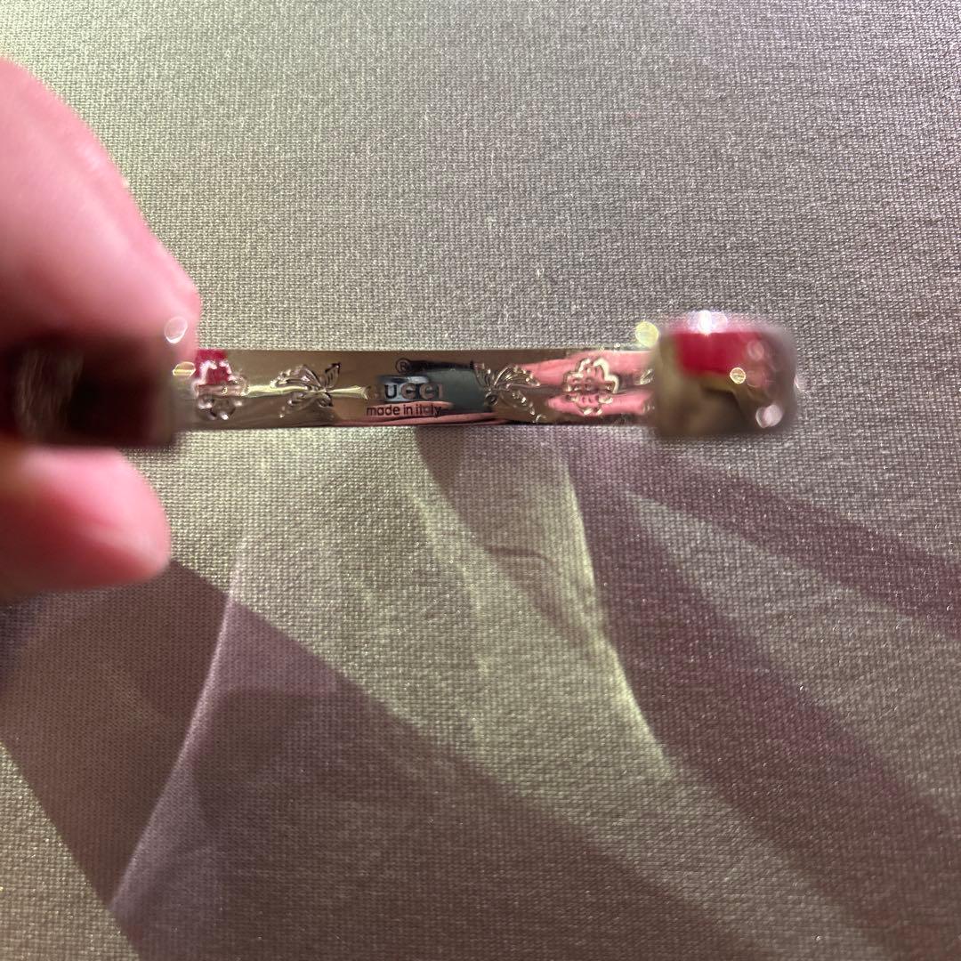 美品GUCCI ブラインドフォーラブ　ブレスレット　バングル