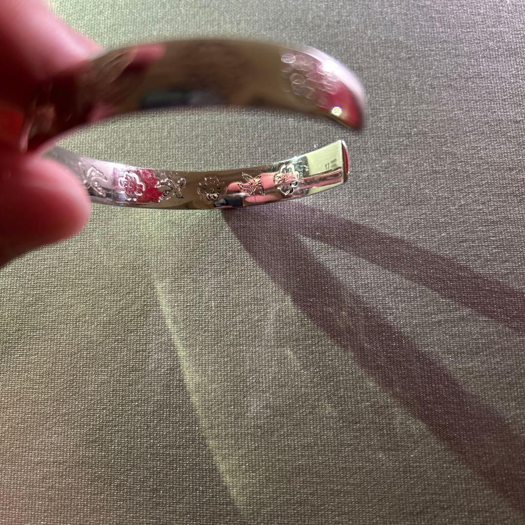 美品GUCCI ブラインドフォーラブ　ブレスレット　バングル