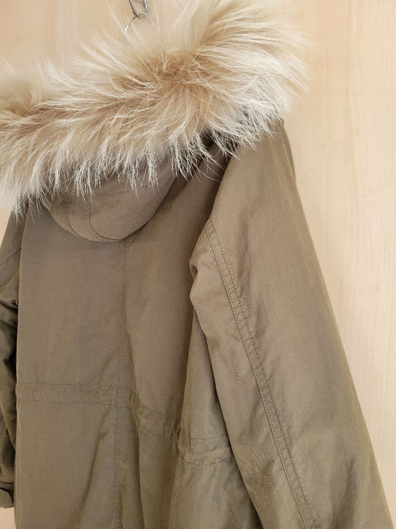 JOURNAL STANDARD ファー付きボアライニングジャケット カーキ　M