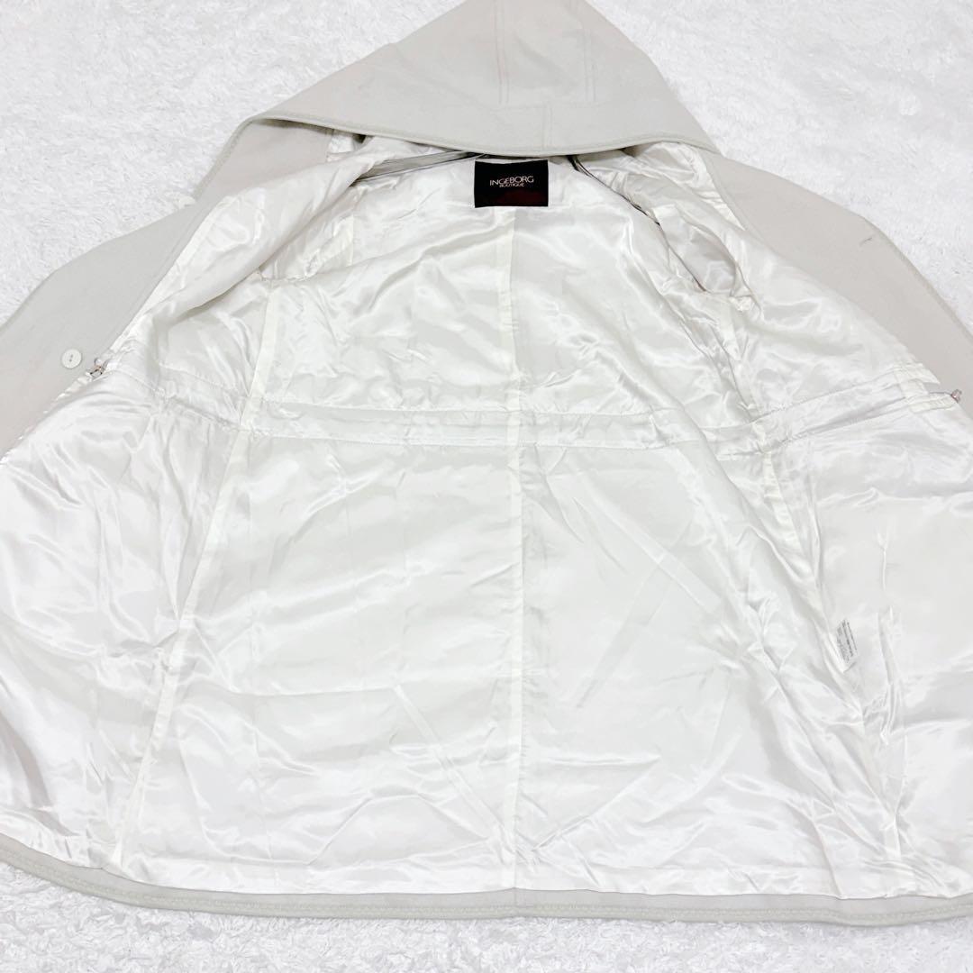 INGEBORGインゲボルグ ダッフルコート　フード付き