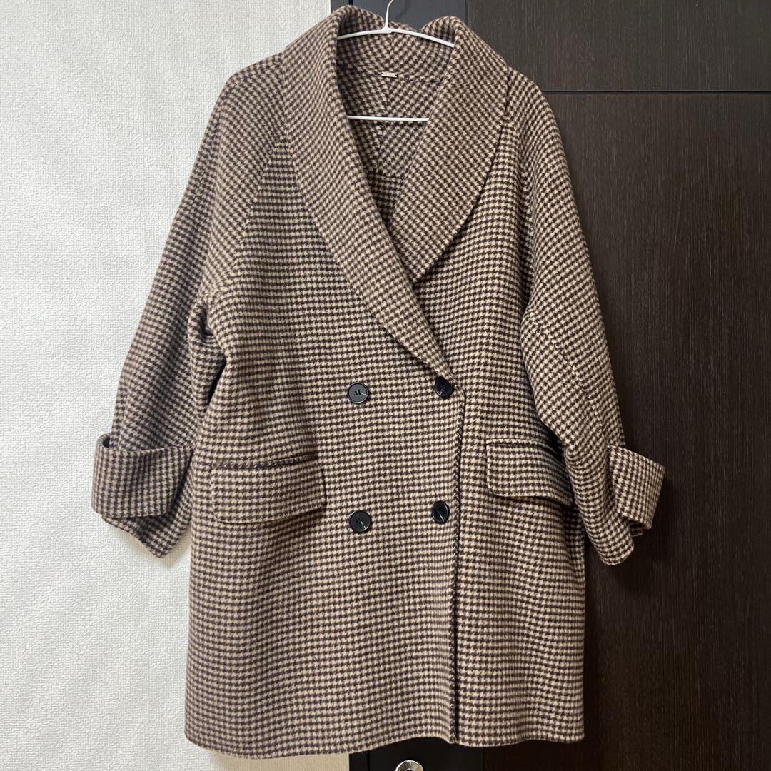 MilaOwen 接結ハーフ丈Aラインコート 川口春奈さん着用 - メルカリ