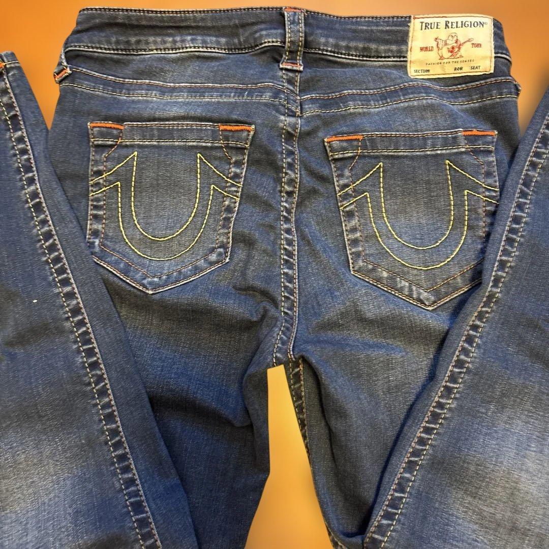 io着用TRUE RELIGIONスリムフィットブルーデニム31早い者勝ち正規品