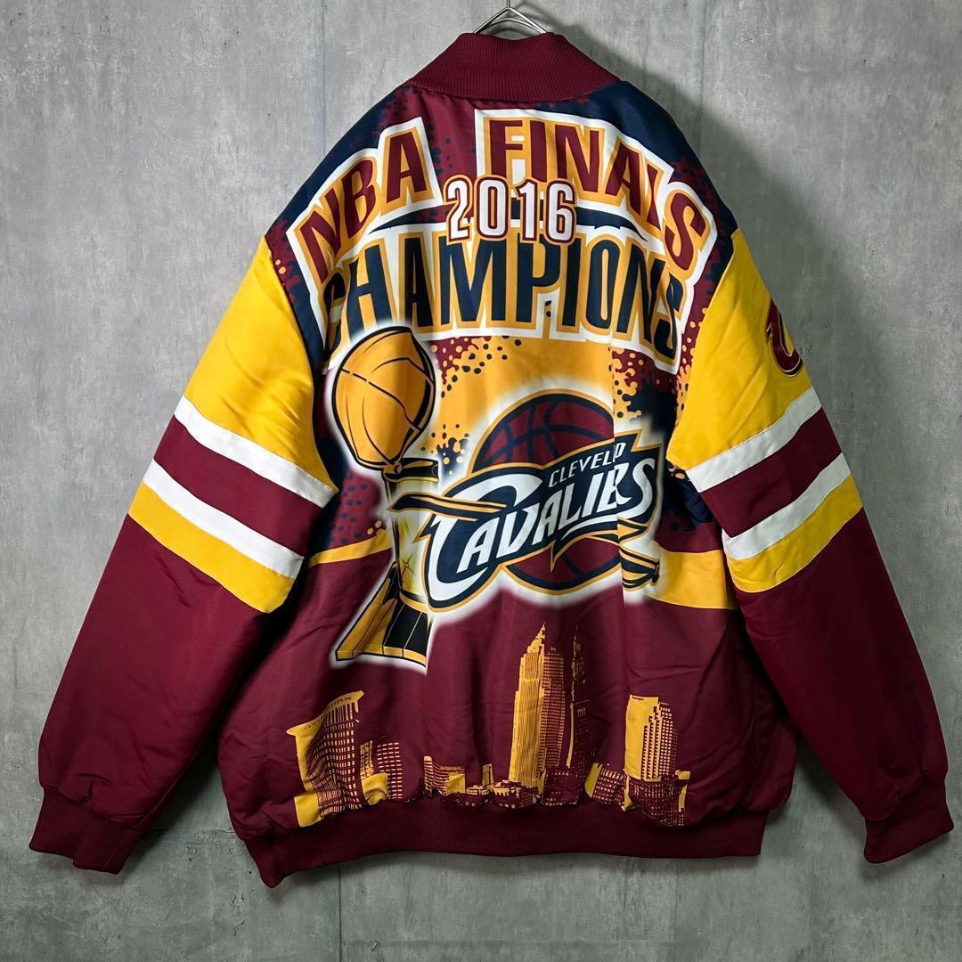極美品 NBA キャバリアーズ 2016 チャンピオン記念 スタジャン