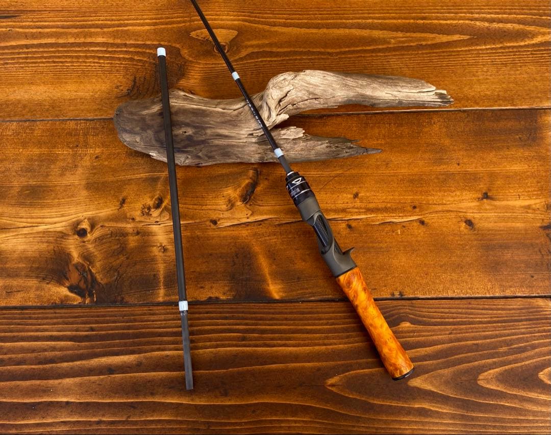 トラウトセット　ウッド調　625UL 524UL ベイトロッド　パックロッド