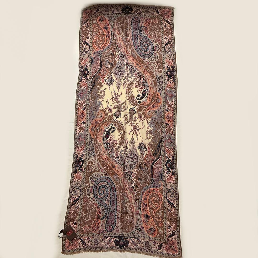 洗練されたデザイン　ETRO 正規品　大判ショール　 希少サイズ　22