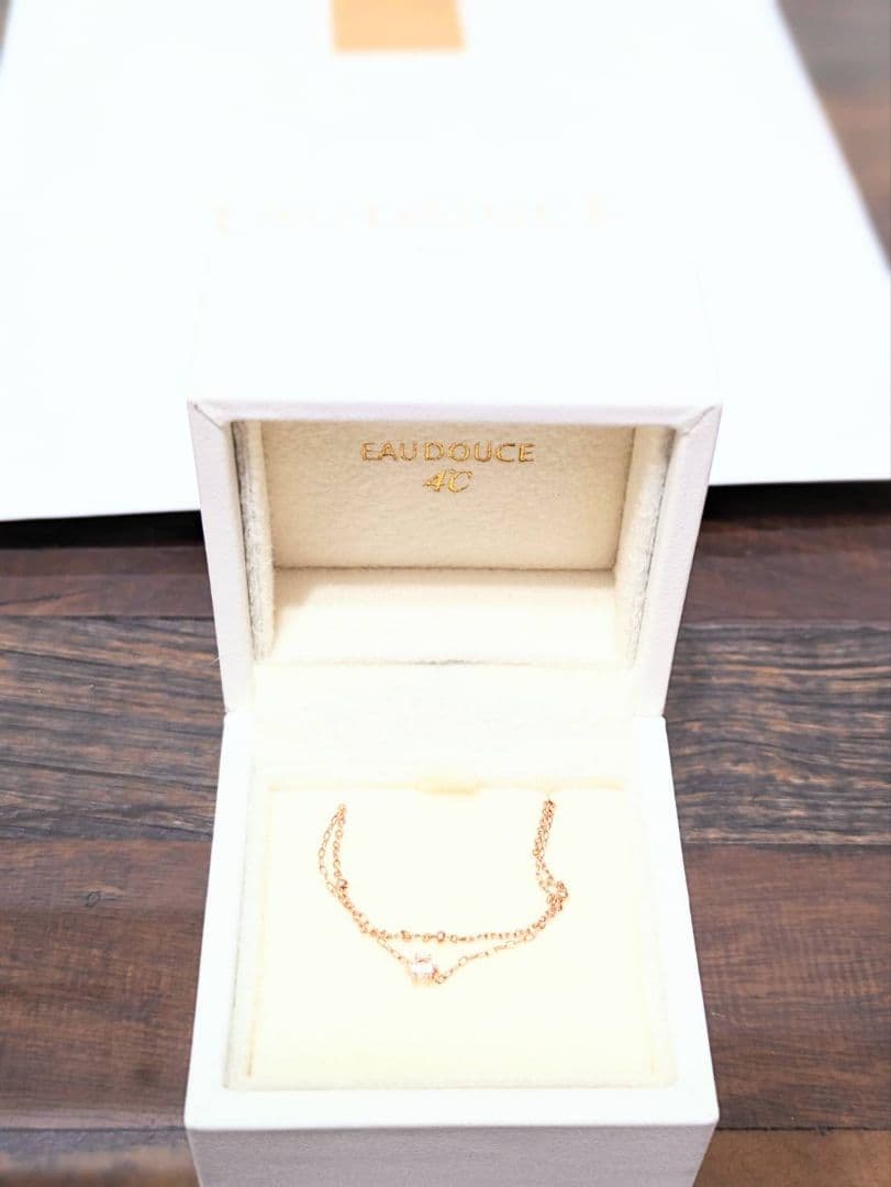 みちこ EAU DOUCE 4℃ ブレスレット K10PG ピンクゴールド