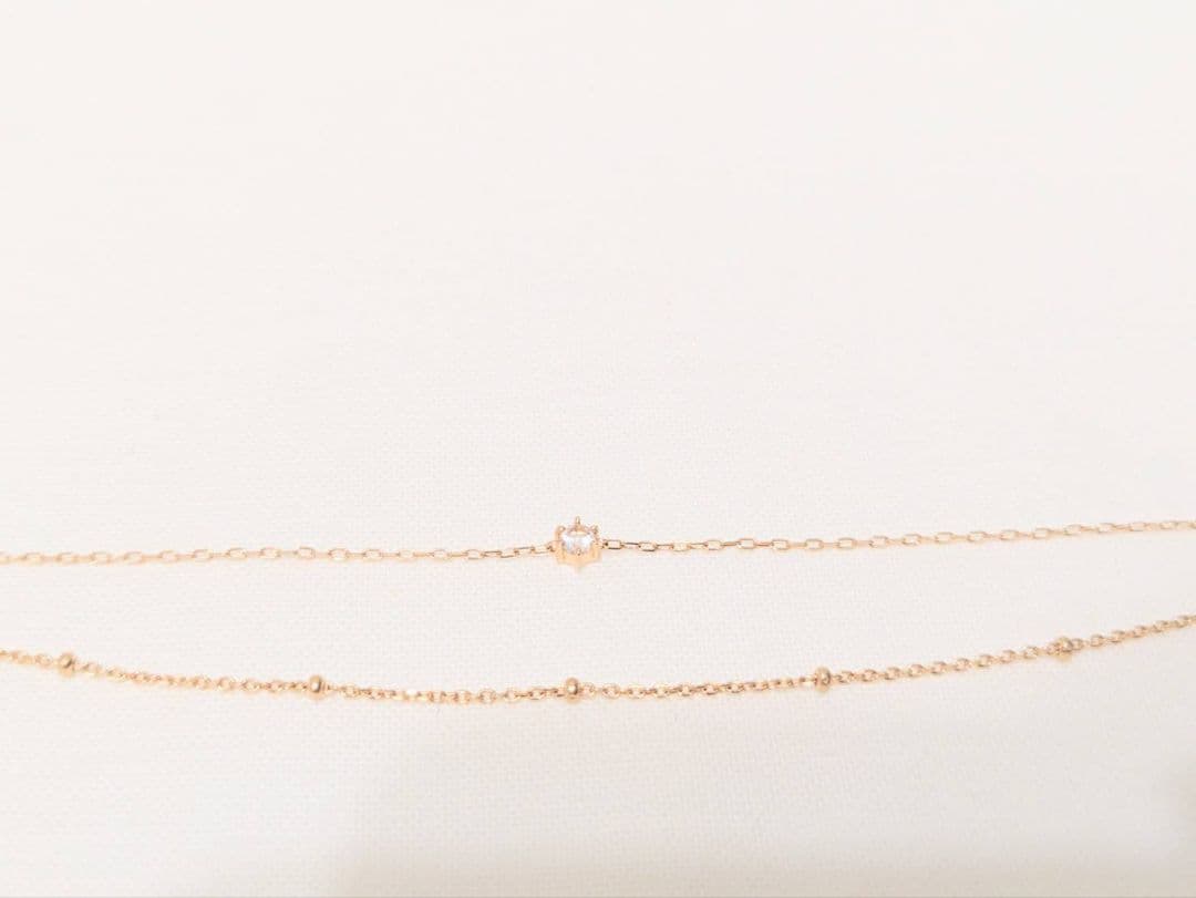 みちこ EAU DOUCE 4℃ ブレスレット K10PG ピンクゴールド