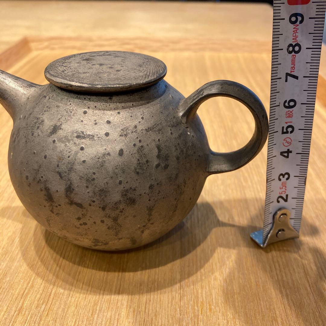 村上躍　銀彩ポット小