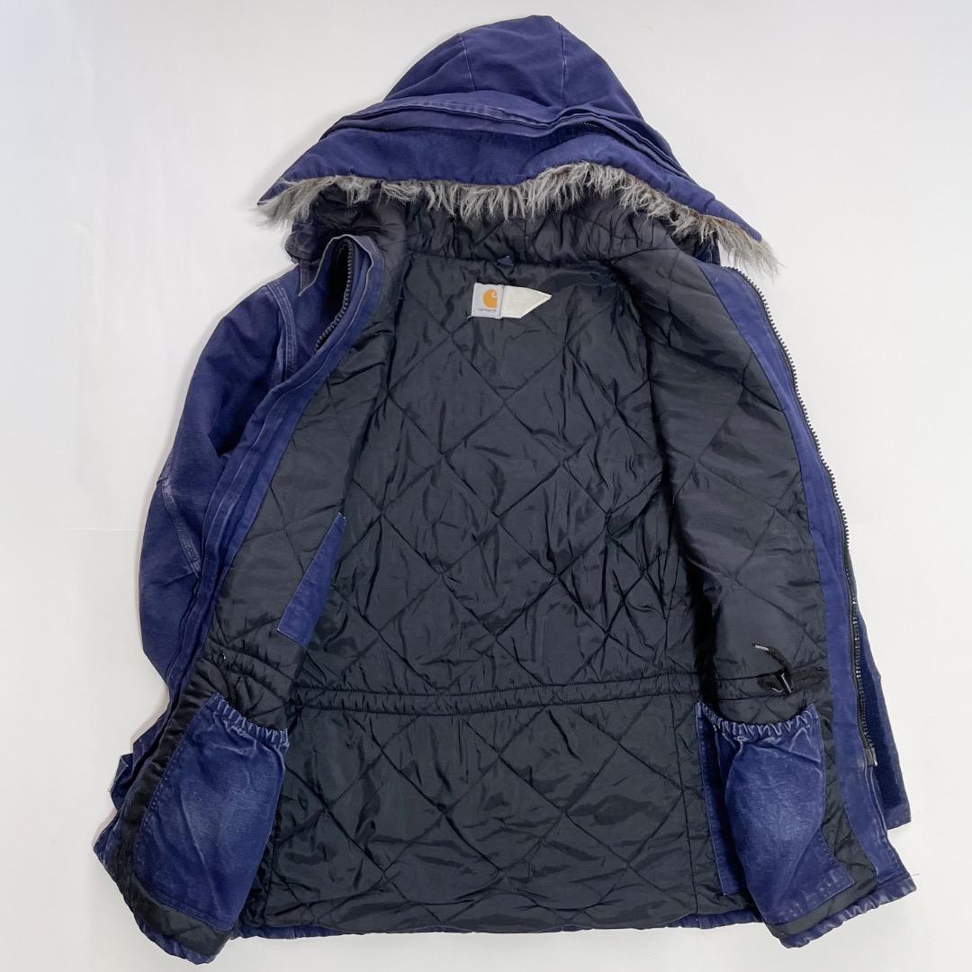 【希少】カーハート シベリアンパーカー ネイビー USA製