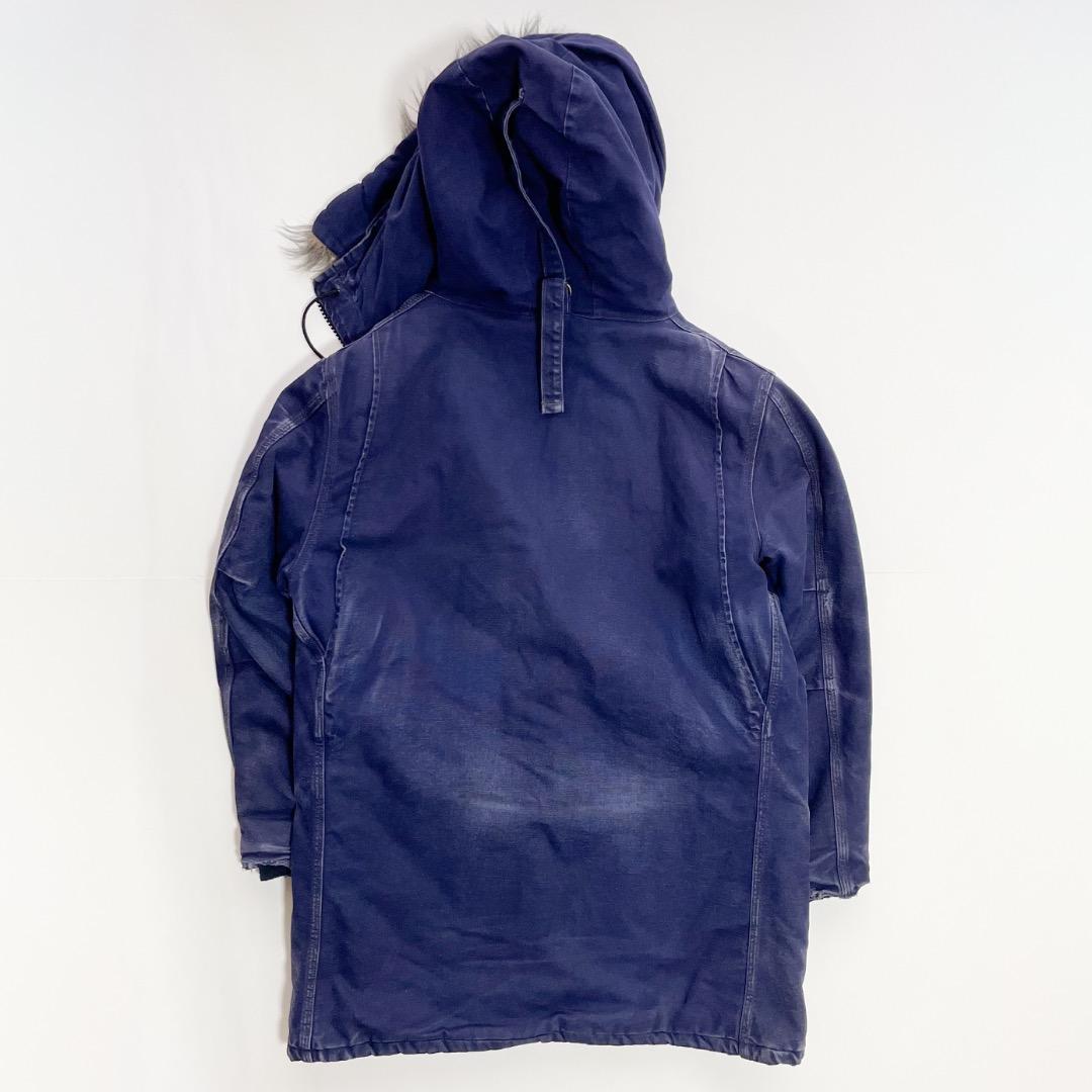 【希少】カーハート シベリアンパーカー ネイビー USA製