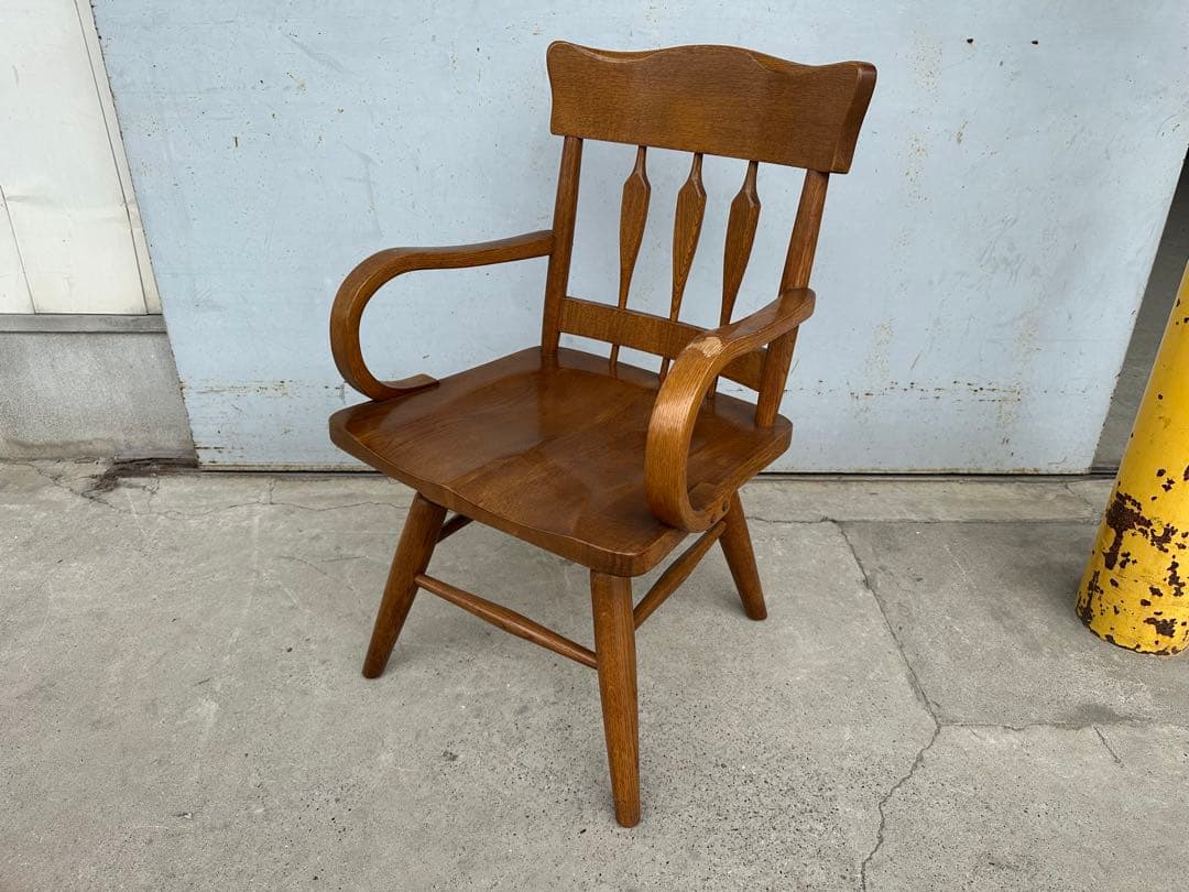 柏木工　ダイニングチェア　回転式（1脚）