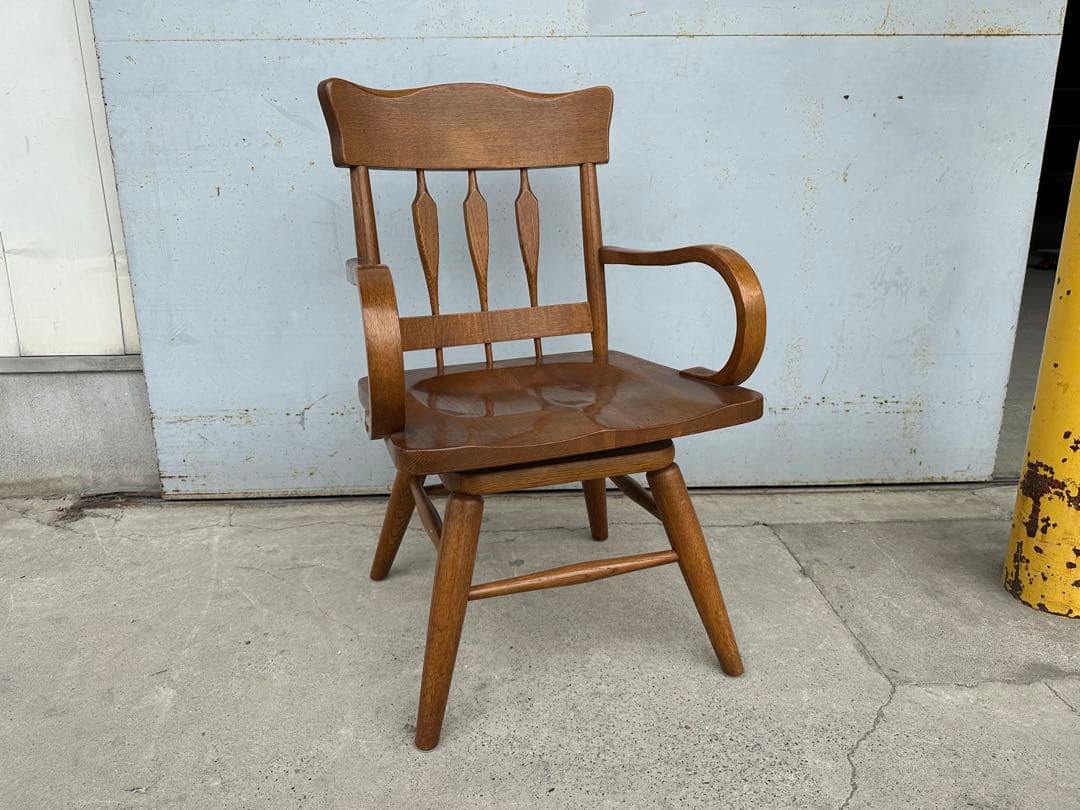 柏木工　ダイニングチェア　回転式（1脚）