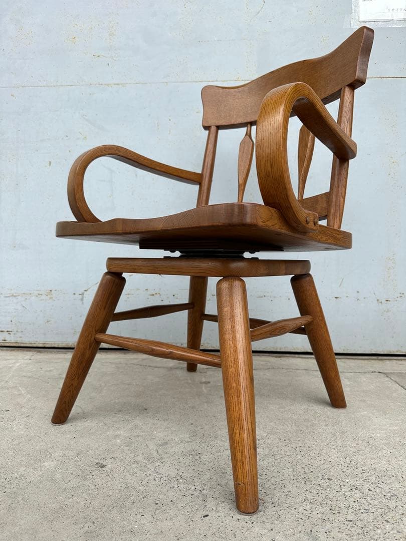 柏木工　ダイニングチェア　回転式（1脚）