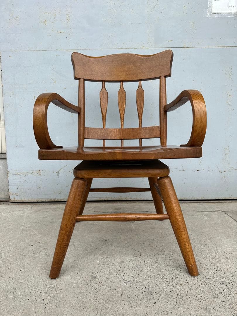 柏木工　ダイニングチェア　回転式（1脚）