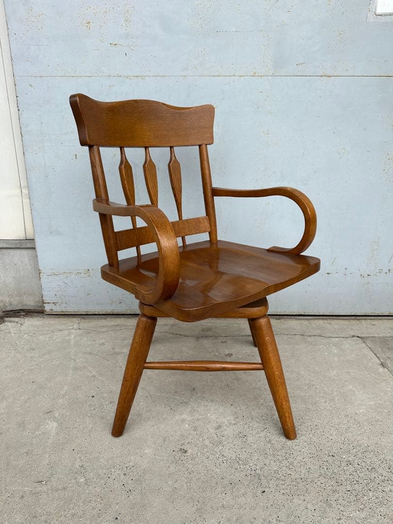 柏木工　ダイニングチェア　回転式（1脚）