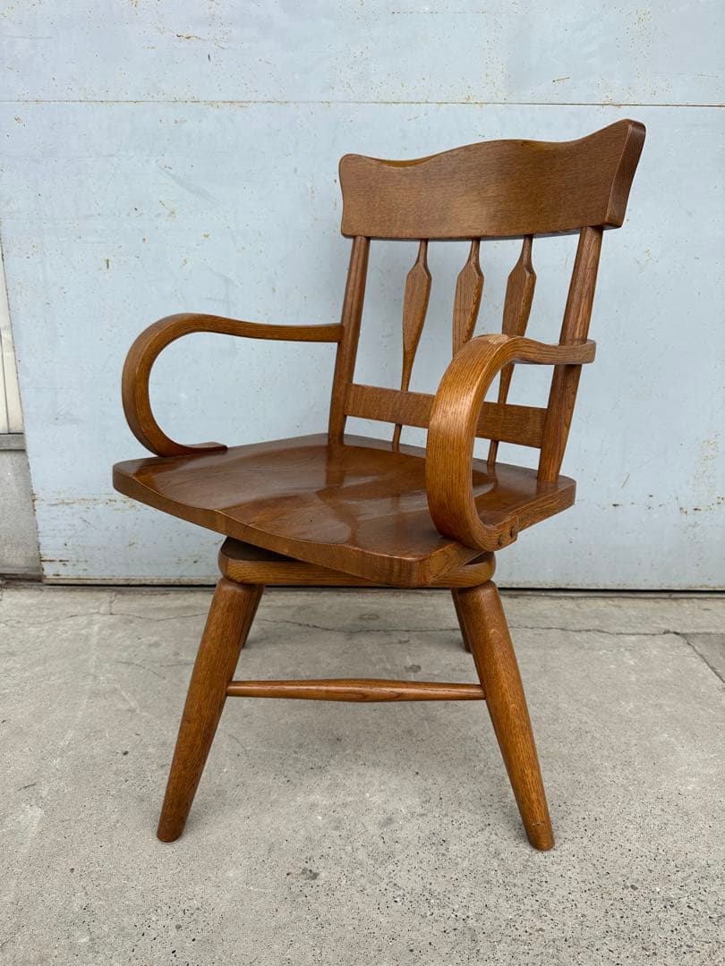 柏木工　ダイニングチェア　回転式（1脚）