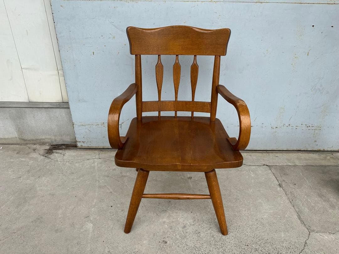 柏木工　ダイニングチェア　回転式（1脚）