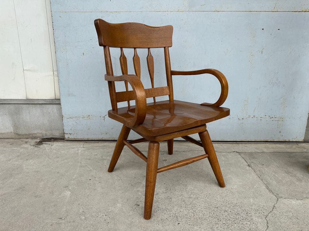 柏木工　ダイニングチェア　回転式（1脚）