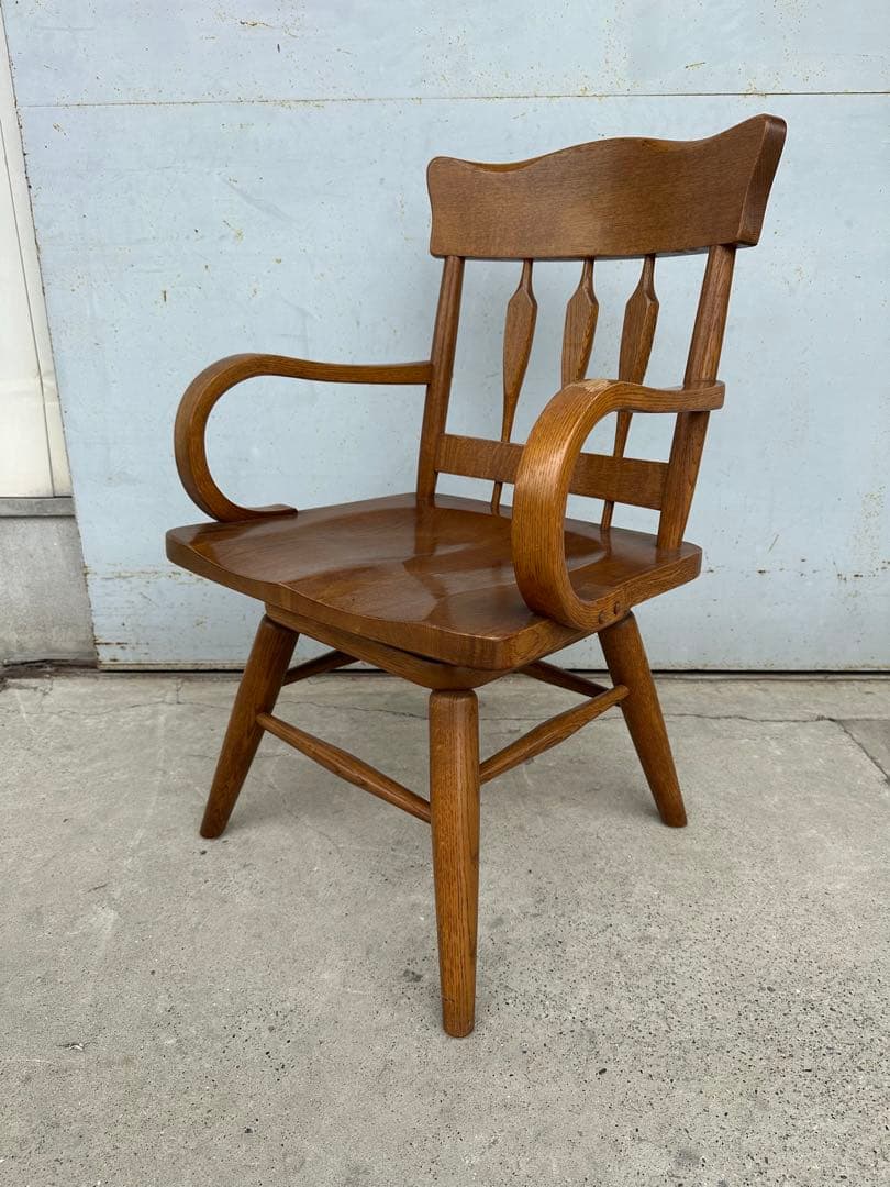 柏木工　ダイニングチェア　回転式（1脚）