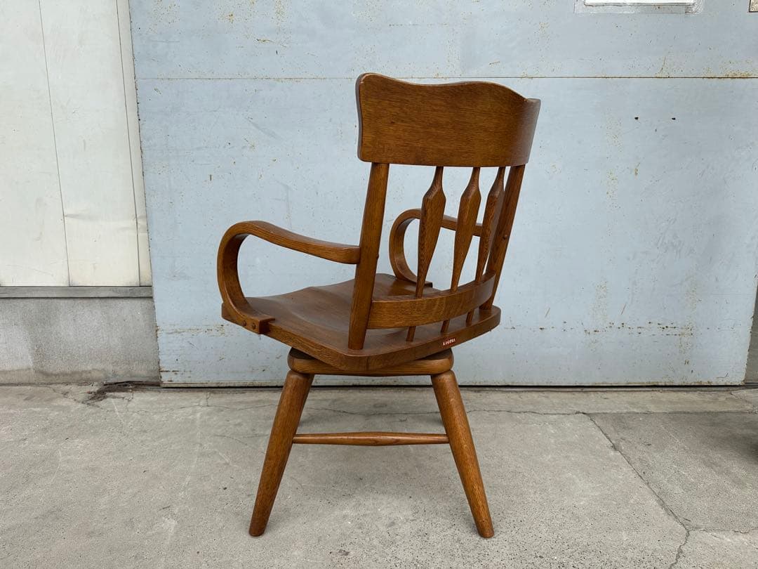 柏木工　ダイニングチェア　回転式（1脚）