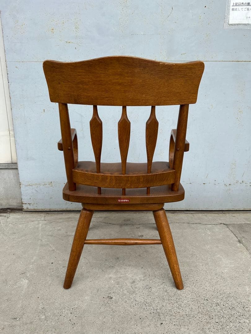 柏木工　ダイニングチェア　回転式（1脚）