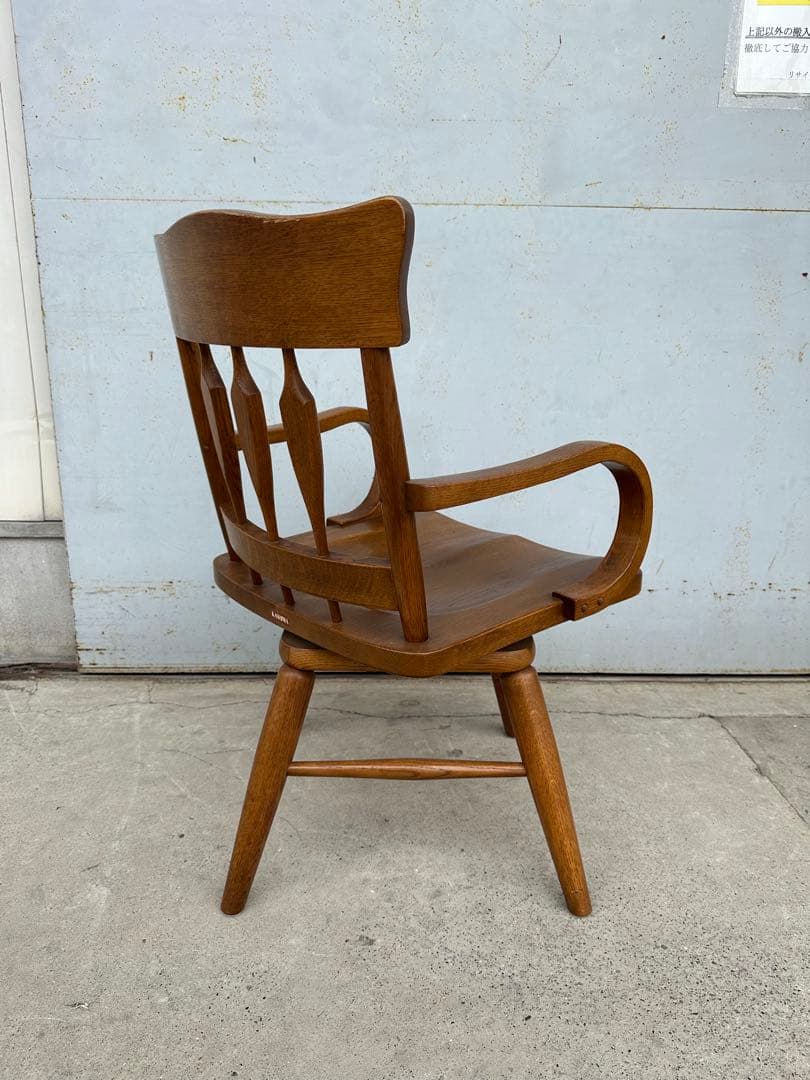 柏木工　ダイニングチェア　回転式（1脚）